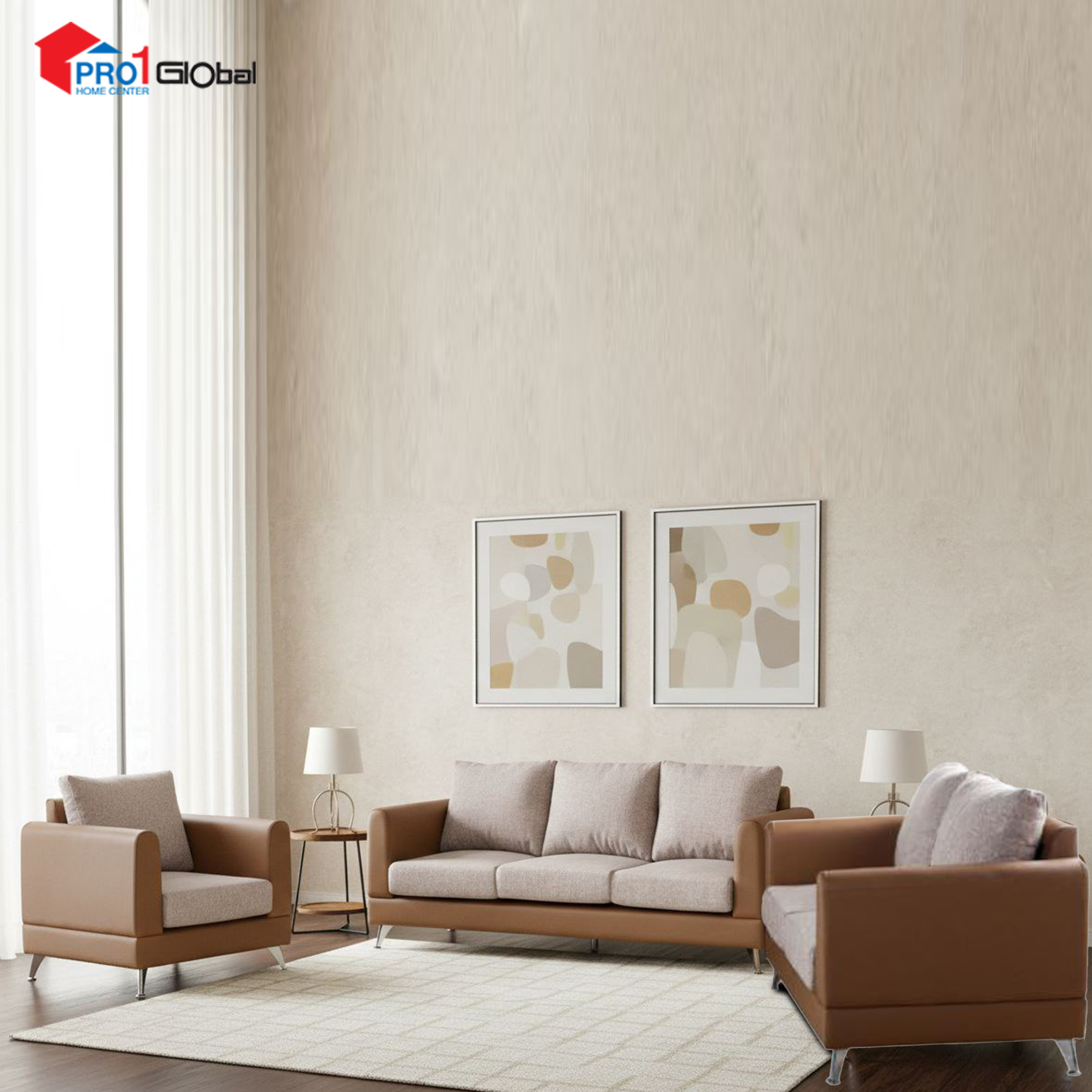 SH Funiture Sofa RM-940 (1,2,3 Set)