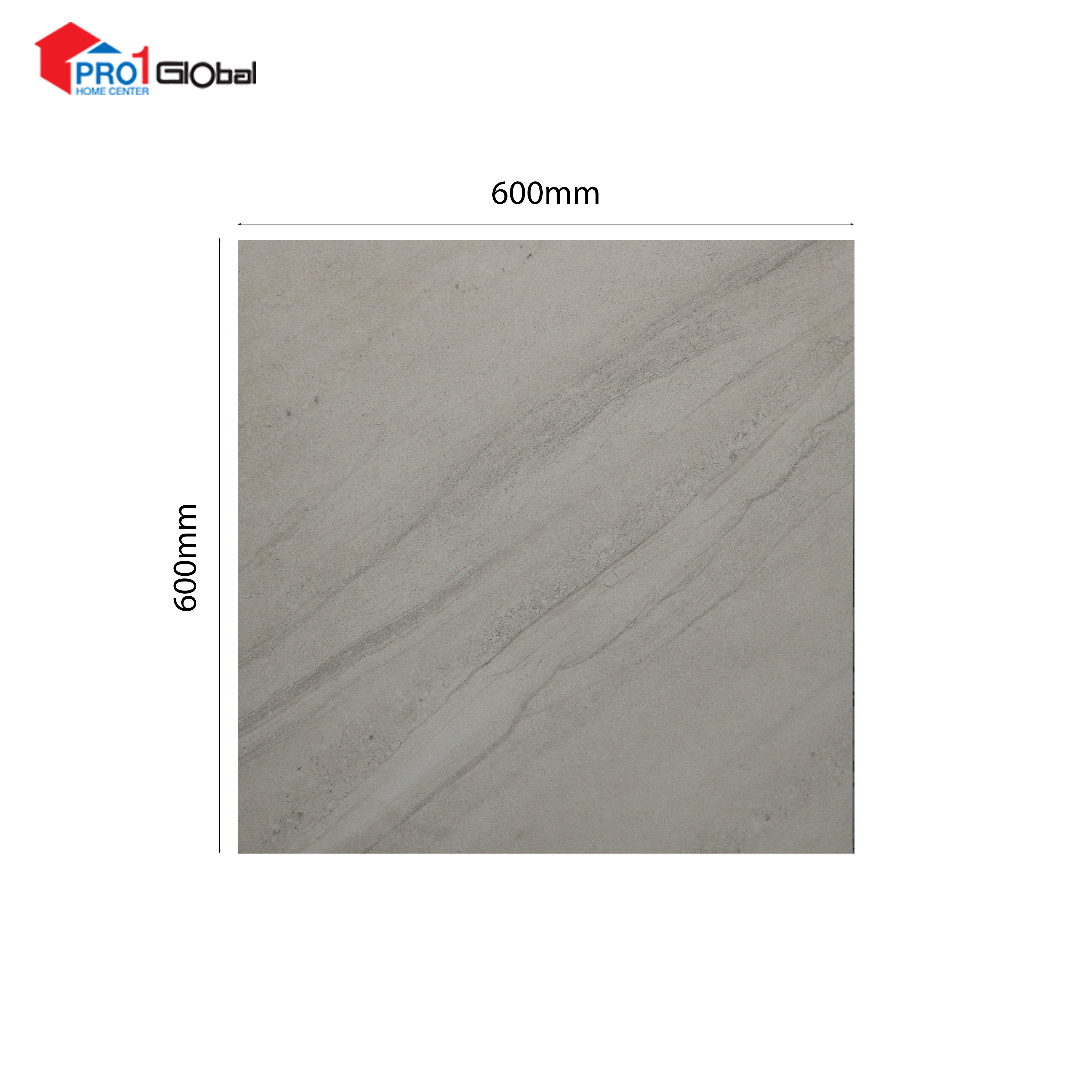 HAPPY HOUSE  Glazed Porcelain FR601CR  /Fully Body (600x600)mm (Matt)
