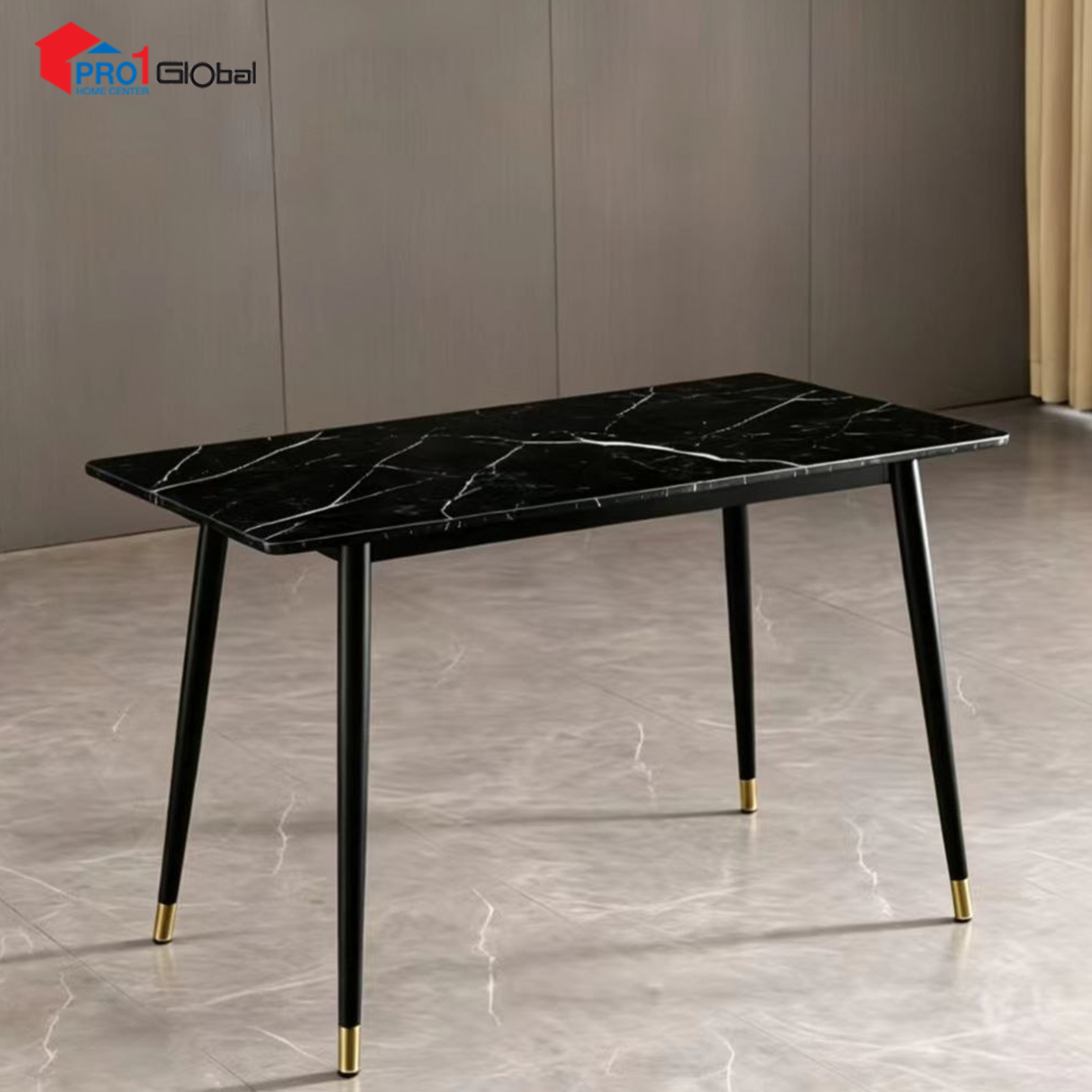 Comfy Marble Dining Table DT81402-M013 (L140xW80xH75)cm