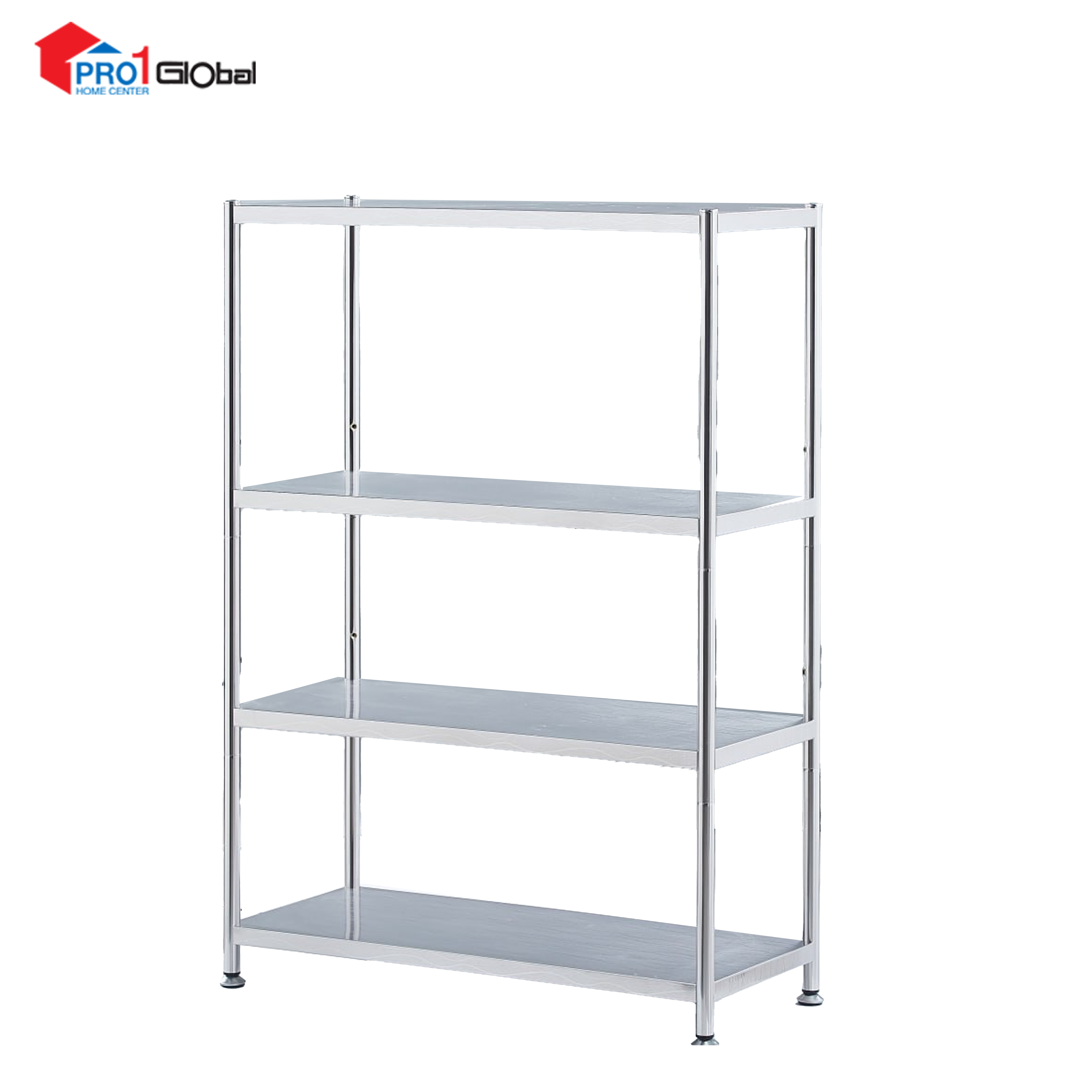 I Clean 4Tier Stainless Steel Rack NO-354-70 (83x42.5x15)cm Silver