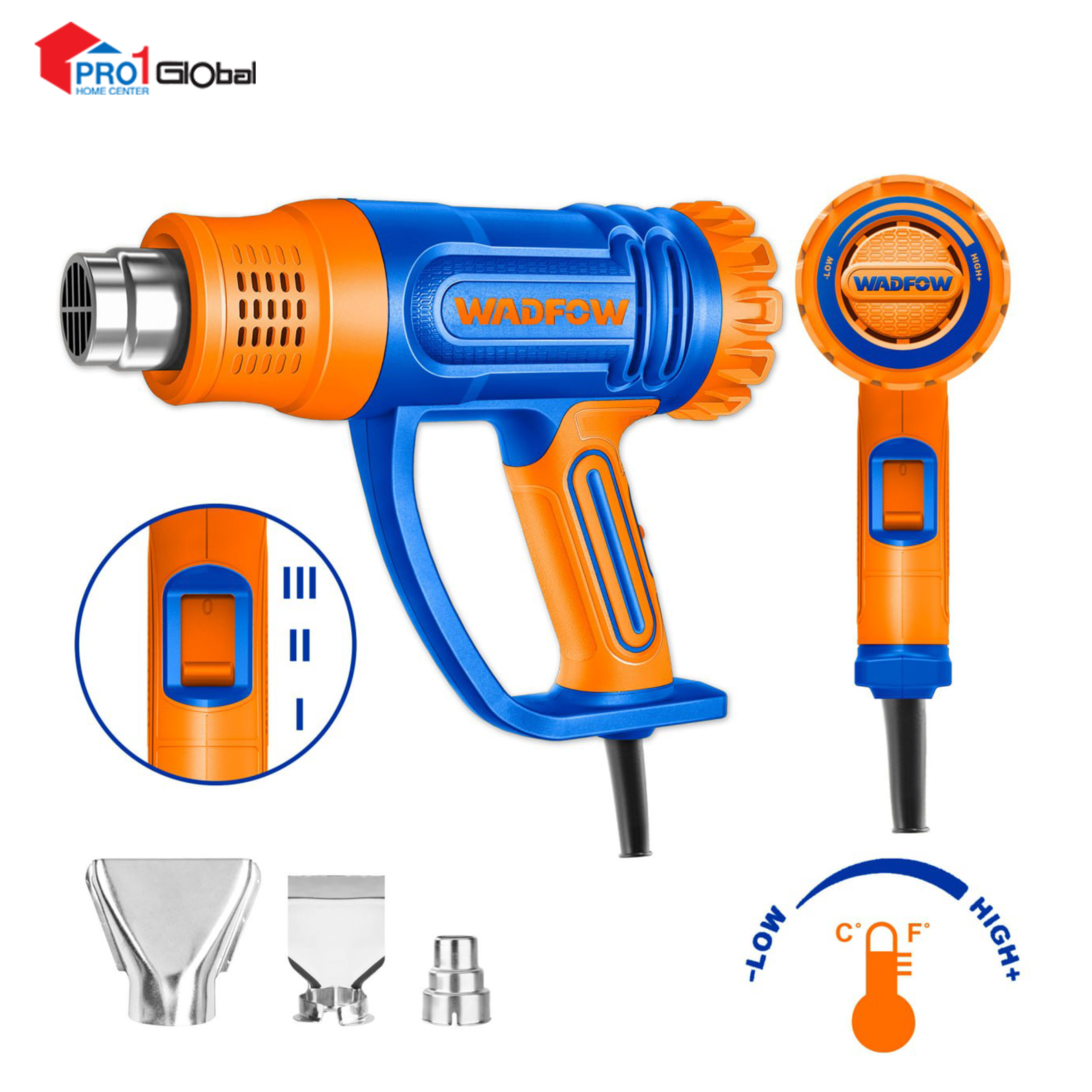 WADFOW Heat Gun WHG1520 2000W
