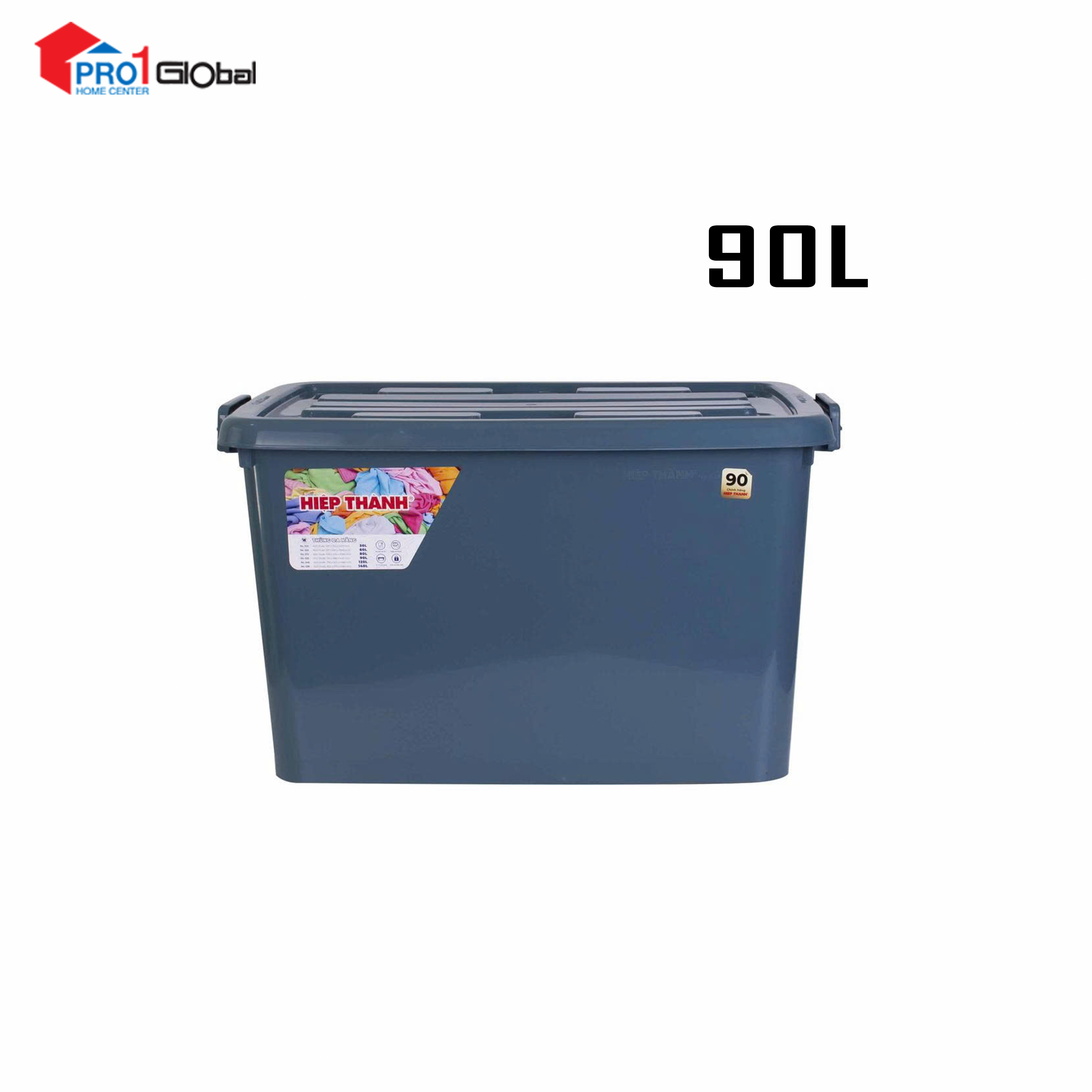 HIEP THANH Storage Container No-525 (90Ltr) (710x498x412)mm