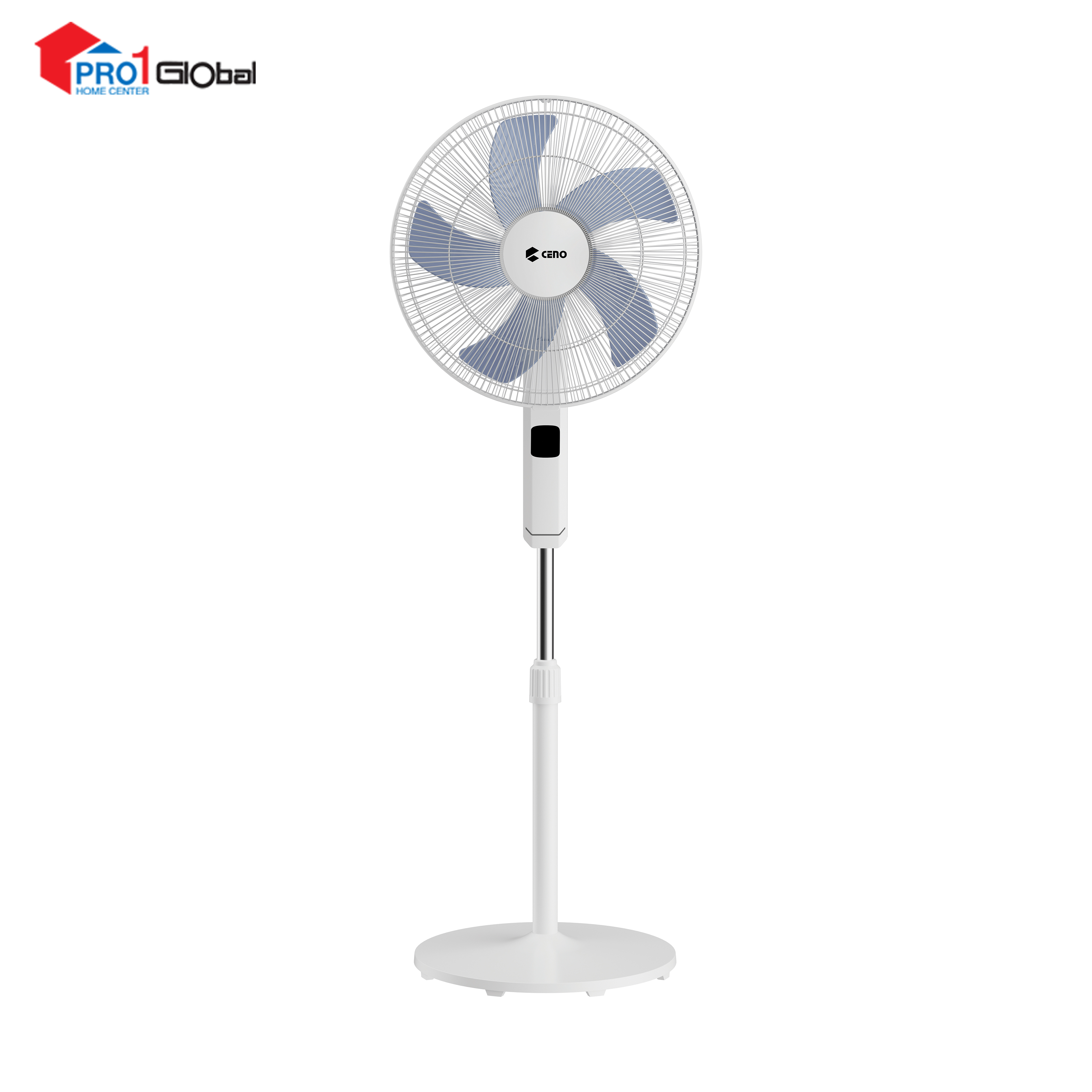 CENO Stand Fan FS40-26ARD (16in,30W,DC Motor,White)