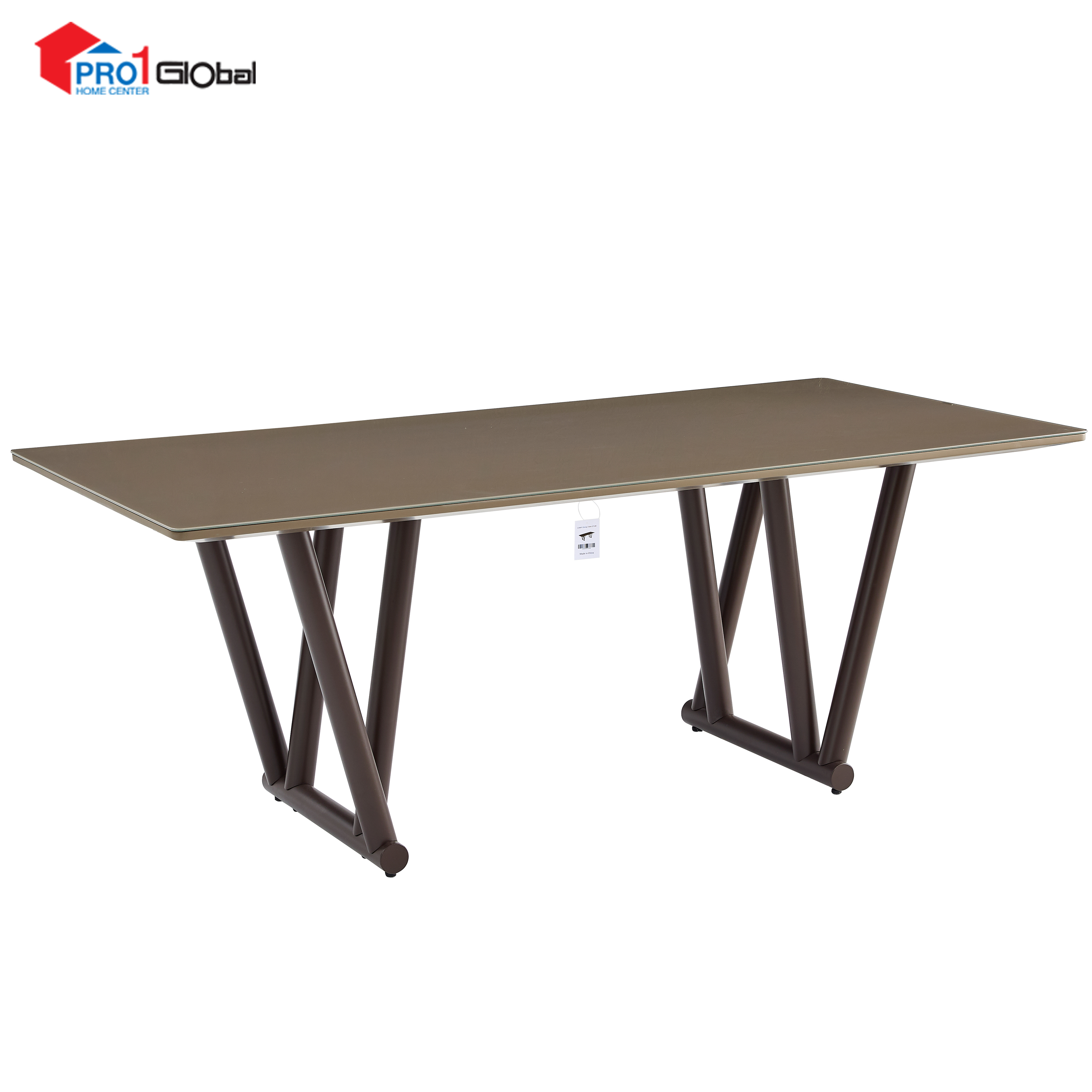 Comfy Tempered Glass Dinning Table DT198 (L200xW95xH75)cm