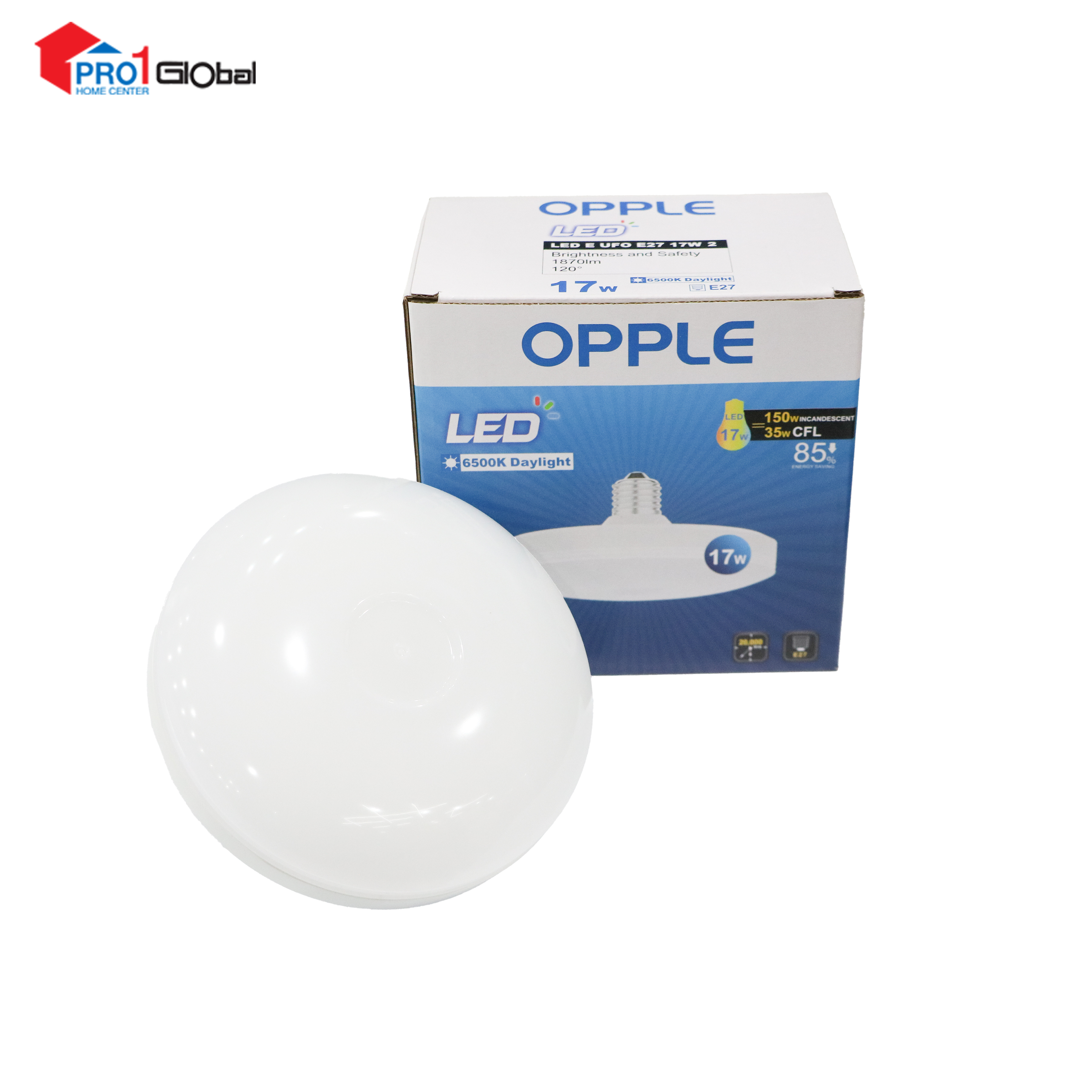 OPPLE LED Bulb-E2-UFO-E27-17W-6500K-CT