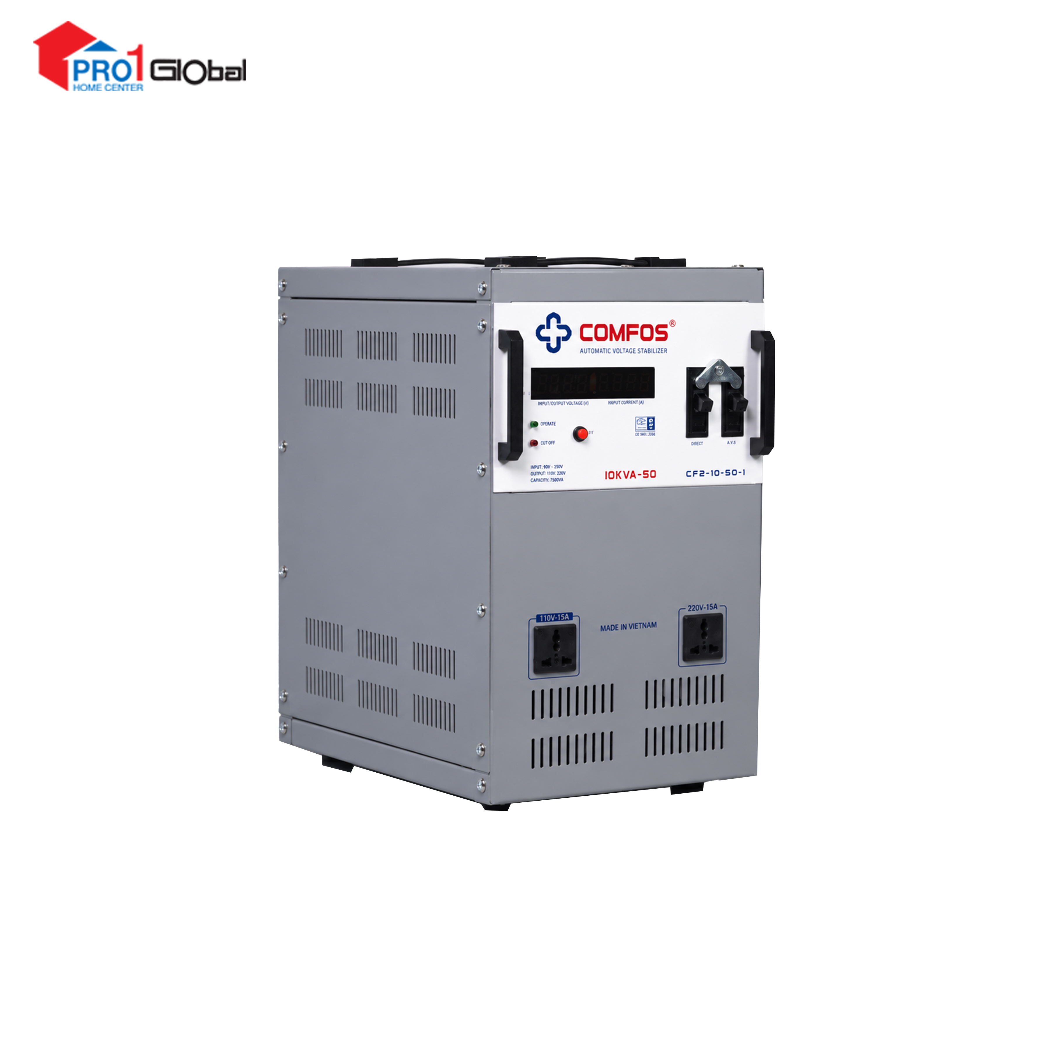 COMFOS Automatic Voltage Stabilizer CF2-10-50-1 10KVA 50V