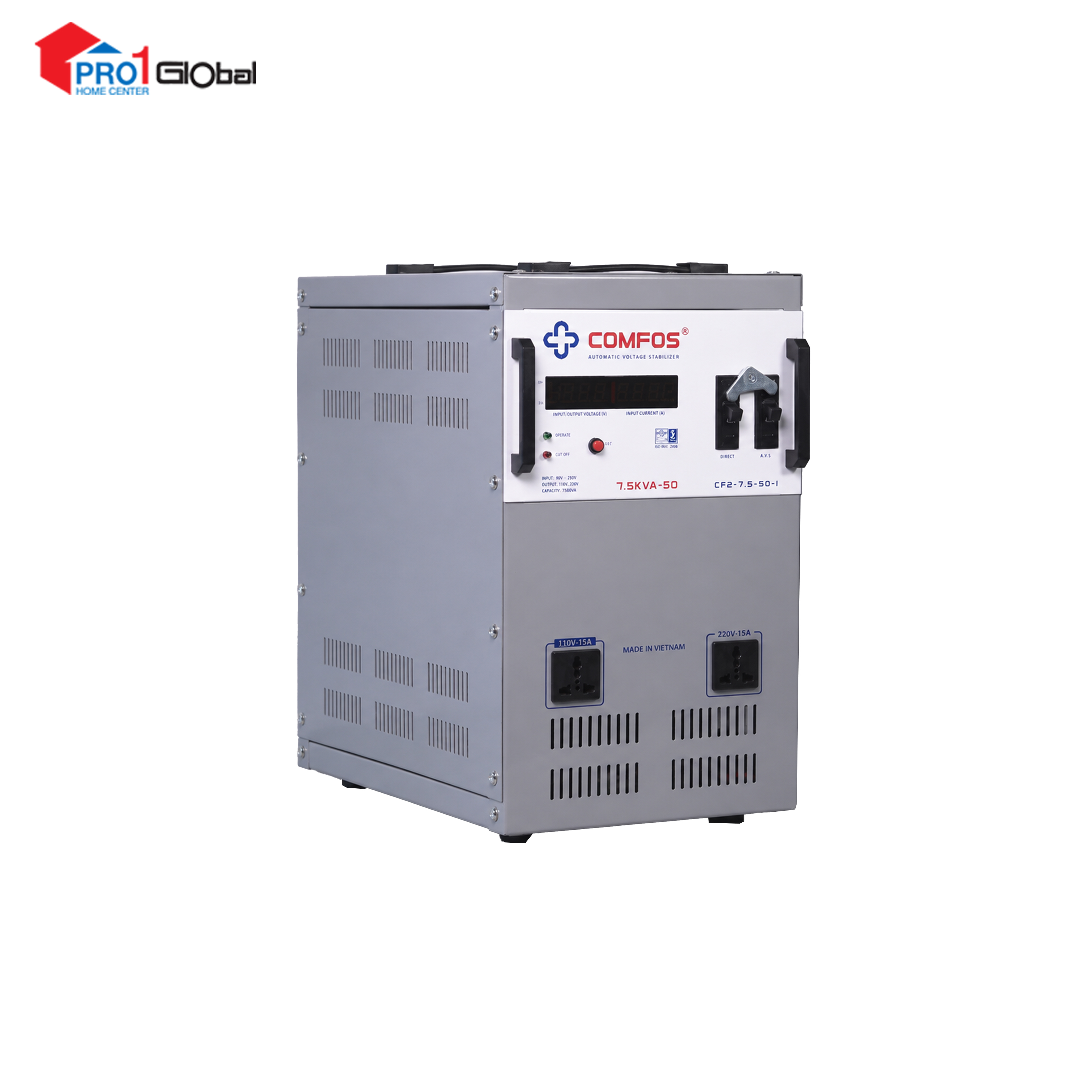 COMFOS Automatic Voltage Stabilizer CF2-7.5-50-1 7.5KVA 50V